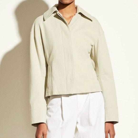 Vince light green gauze-like blazer/jacket sz 8 - Picture 6 of 12